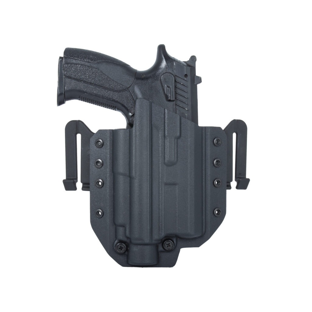 Кобура Grand Power T-12/10/11/TQ-1/TQ-2 поясная с фонарем Olight Baldr PRO