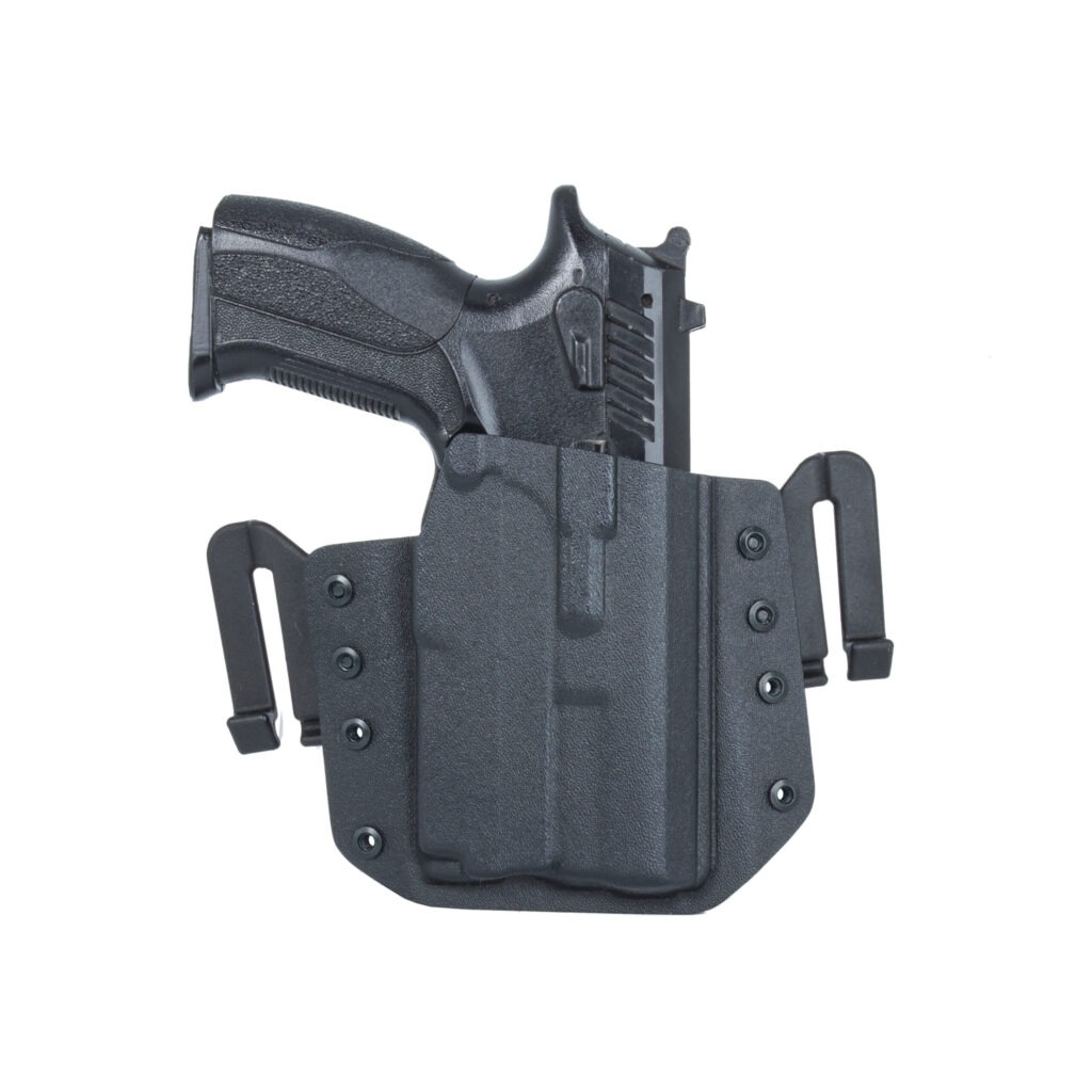 Кобура Grand Power T-12/10/11/TQ-1/TQ-2 поясная с фонарем Olight Baldr Mini/Baldr S